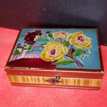 Caja de madera antigua joyero antiguo de madera comprar online