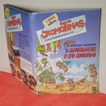 Cromo tinas álbum completo la divertida colección de los animales