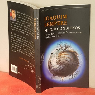 Mejor con menos Joaquim Sempere libro anticapitalismo anticonsumismo