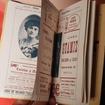 Programas antiguos Gran Teatro del Liceo 1915-16 Sigfrido programa