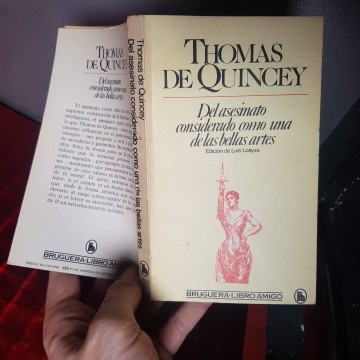 Thomas de Quincey el asesinato considerado como una d las Bellas Artes