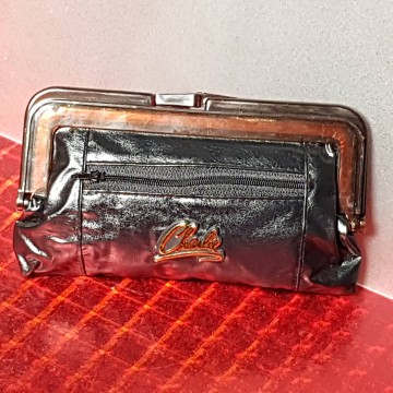 Monedero vintage Charlie años 70. Color negro monedero antiguo comprar
