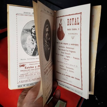 Programa Teatro Liceo antiguo 1915 rigoletto programas liceo ópera