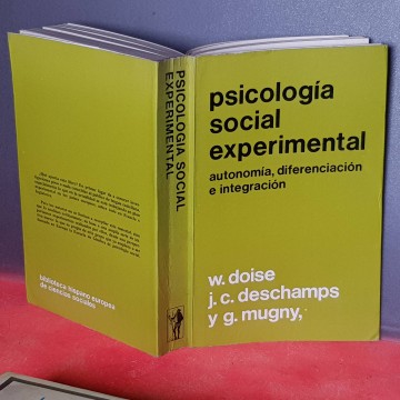 Psicología social experimental Willem doise libros de psicología