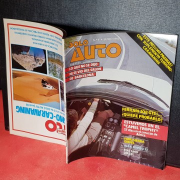 Solo auto 9 1983 revista automóvil Ferrari 308 GTS i ford sierra