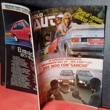 Solo auto 10/1983 Volkswagen Golf GTI Opel Kadett GTE revista comprar