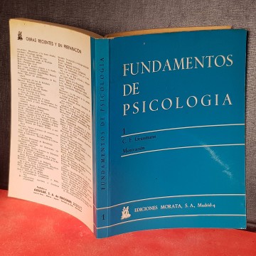 Libros de psicología antiguos descatalogados fundamentos de Psicología
