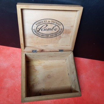 Caja puros rumbo vacía cajas de puros vacías de madera comprar antigua