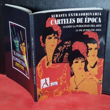Subasta extraordinaria carteles de época antiguos Soler y Llach libro