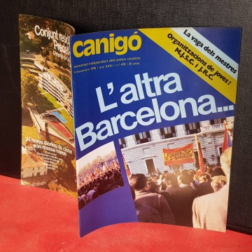 revistes antigues de política Revista canigo 4 desembre 1976 mjsc jrc