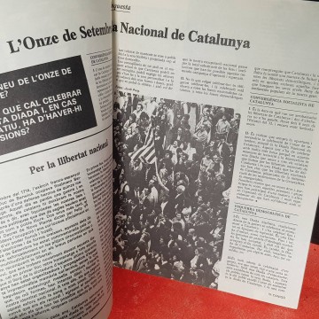 11 setembre 1976 Diada nacional de Catalunya revista canigo 466