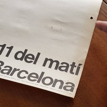 Per la Pau i la llibertat cartell 1981 cartel comprar cartelería