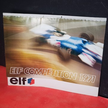 Calendario carreras Formula 1 Elf competition 1971 comprar  pared