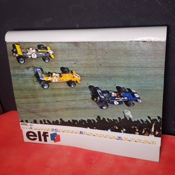 Calendario carreras Formula 1 Elf competition 1971 comprar  pared