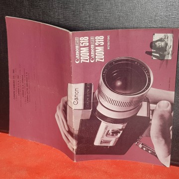 Canon Super 8 auto zoom 518 y 318 manual de instrucciones de manejo