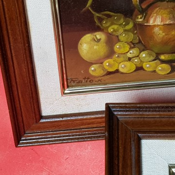 Óleo original bodegón firmado razto.r lote cuadros originales comprar