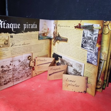 Historia de los piratas John Matthews libro interactivo juvenil compra