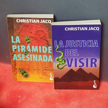 Novelas a 1 € antiguas descatalogadas Christian Jacq comprar
