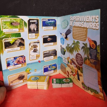 Super Animals 4 dinosaures àlbum de cromos gairebé complert comprar