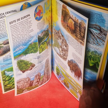 Libros infantiles Atlas de la naturaleza libro infantil juvenil Panini