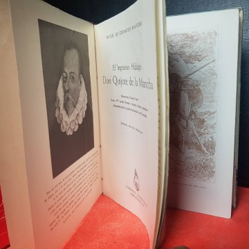 Don Quijote dela mancha edición escolar librería Salesiana 1960