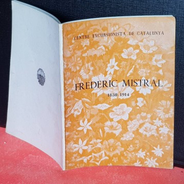 Frederic Mistral Centre Excursionista de Catalunya commemoració llibre