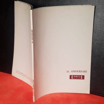 Canals Galeria d'Art 5è aniversari programa llibre commemoració compra