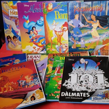 Llibres Walt Disney aprendre anglès bilingües català-anglès beascoa