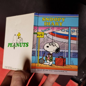 Snoopy diari diario de Snoopy años 80 libreta librería online comprar