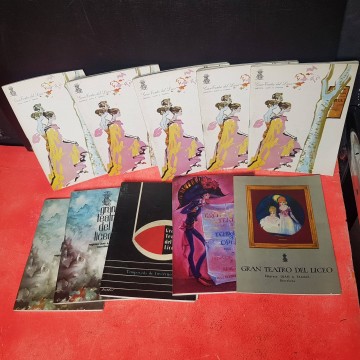 Lotes programas Gran Teatro del Liceo Teatre del Liceu lot programes