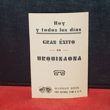 20.000 años en sing sing programa de cine de mano antiguo raro difícil