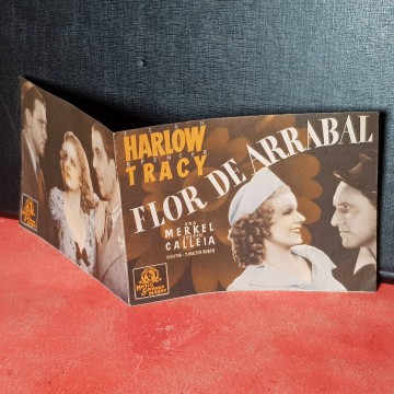 Flor de arrabal programa de mano antiguo doble Ateneu Spencer Tracy