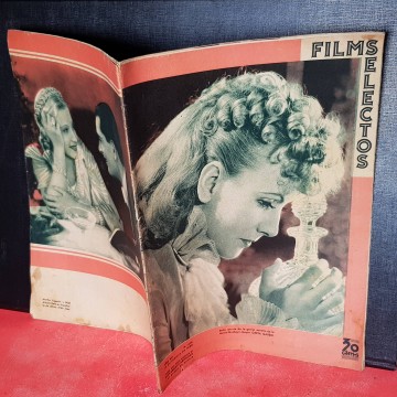 Films selectos 278 Greta Garbo incendio estudios Orphea revista Cine