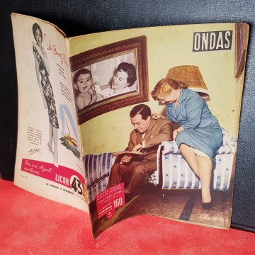 Revista ondas 160, 1 agosto 1959 revista del corazón antigua revistas