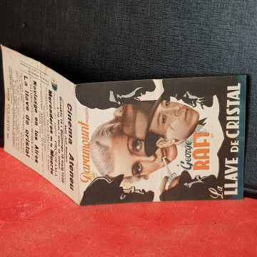 Programas de mano antiguos película la llave de cristal programa doble