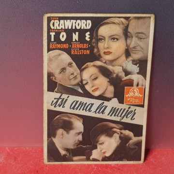 Así ama la mujer Joan Crawford programa de cine antiguo años 30