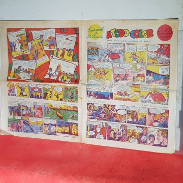 A todo color suplemento de la prensa 42 24 septiembre 1953 cómic