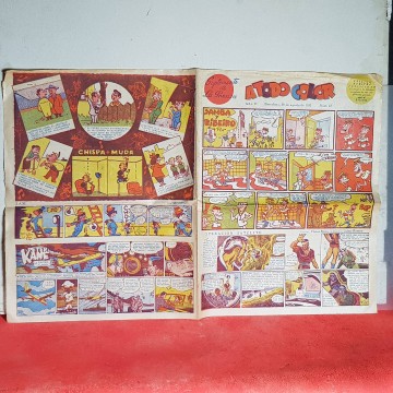 A todo color 37 suplemento de la prensa cómic 1953 años 50 cómics