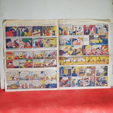 A todo color 37 suplemento de la prensa cómic 1953 años 50 cómics