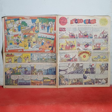 A todo color suplemento de la prensa 38 27 agosto 1953 cómic difícil