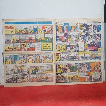 A todo color suplemento de la prensa 38 27 agosto 1953 cómic difícil