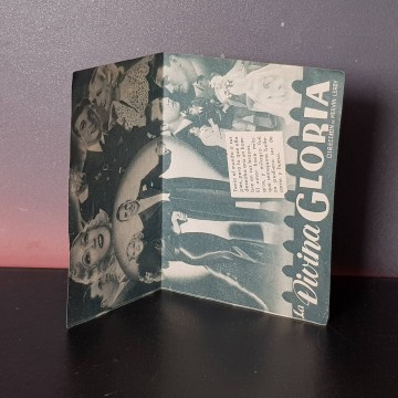 La divina gloria programa de cine folleto de mano con publicidad