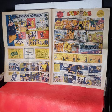 Suplemento de prensa a todo color 30 2 julio 1953 cómic años 50