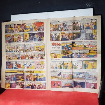 Suplemento de prensa a todo color 30 2 julio 1953 cómic años 50