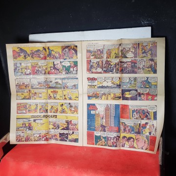 A todo color suplemento de prensa 23 julio 1953 número 33 cómic