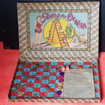 Juego de la escalera juego de mesa antiguo años 30 juegos antiguos