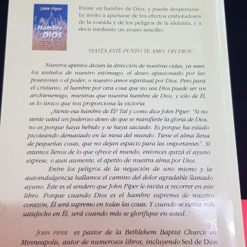 Hambre de Dios, por John Piper