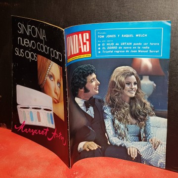 Revista ondas 414 Tom Jones Raquel Welch José Manuel Urtain marzo 1970