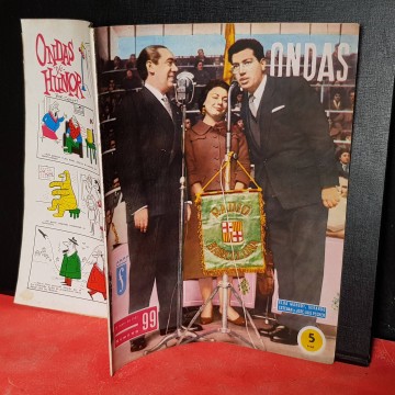 Revista ondas 99 15 enero 1957 José Luis pecker Radio Barcelona