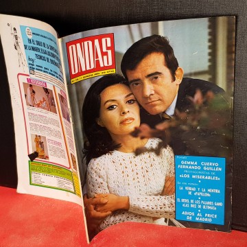 Revista ondas abrir 1970 número 416 Gemma Cuervo y Fernando Guillén